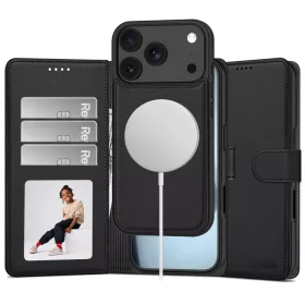   Tech-Protect Wallet MagSafe tok, Apple iPhone 17 Pro / 18 Pro - Matte Black