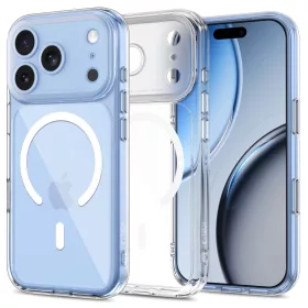   Tech-Protect MagPeak MagSafe CC tok, Apple iPhone 17 Pro Max / 18 Pro Max - Clear
