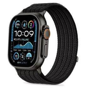   Tech-Protect Nylon Sport Apple Watch szíj 44/45/46/49 mm - fekete