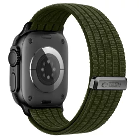   Tech-Protect Nylon Sport Apple Watch szíj 44/45/46/49 mm - Military Green