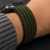 Tech-Protect Nylon Sport Apple Watch szíj 44/45/46/49 mm - Military Green