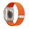 Tech-Protect Nylon Sport Apple Watch szíj 44/45/46/49 mm - narancssárga