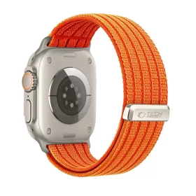   Tech-Protect Nylon Sport Apple Watch szíj 44/45/46/49 mm - narancssárga