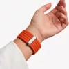 Tech-Protect Nylon Sport Apple Watch szíj 44/45/46/49 mm - narancssárga