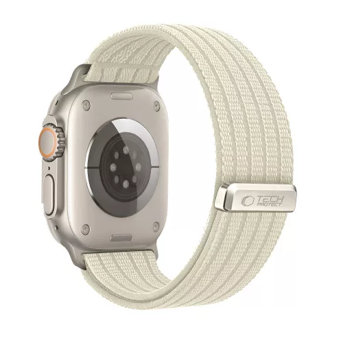 Tech-Protect Nylon Sport Apple Watch szíj 44/45/46/49 mm - Starlight