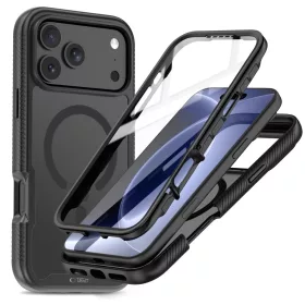   Tech-Protect Defense MagSafe tok, Apple iPhone 17 Pro / 18 Pro - Matte Black