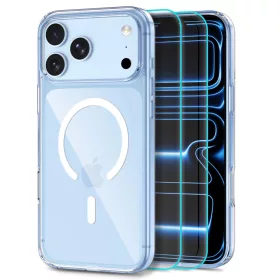   Tech-Protect FlexAir Hybrid MagSafe Glass 2 Pack tok, Apple iPhone 17 Pro / 18 Pro - Clear