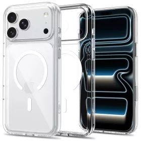   Tech-Protect FlexAir Hybrid CC MagSafe tok, Apple iPhone 17 Pro Max / 18 Pro Max - Clear