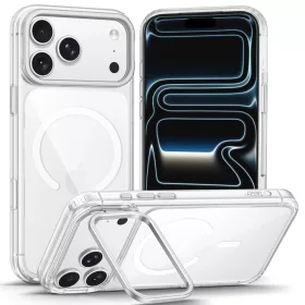   Tech-Protect MagStand MagSafe CC tok, Apple iPhone 17 Pro Max / 18 Pro Max - Clear