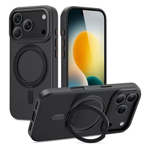 Tech-protect magring magsafe iPhone 17 Pro fekete tok