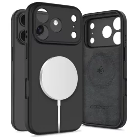   Tech-protect silicone magsafe iPhone 17 Pro Max fekete védőtok