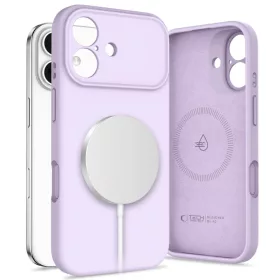 Tech-protect silicone magsafe iphone 17 mauve