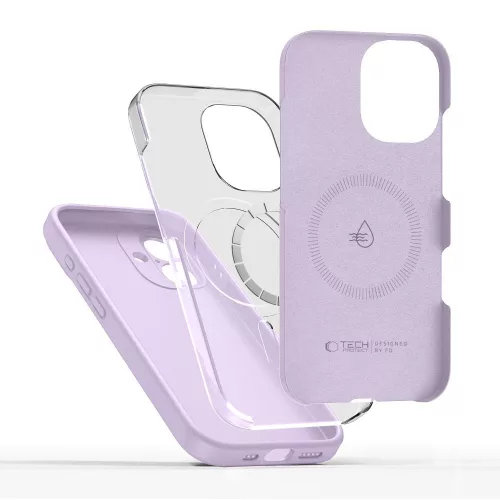 Tech-protect silicone magsafe iphone 17 mauve