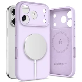 Tech-protect silicone magsafe iPhone 17 Pro mauve