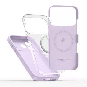 Tech-protect silicone magsafe iPhone 17 Pro mauve