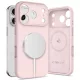 Tech-protect silicone magsafe iPhone 17 Pro Max tok - pink pearl