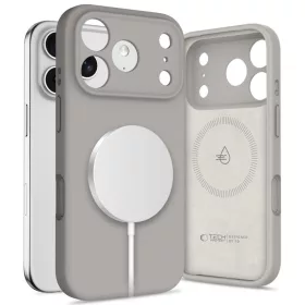 Tech-protect silicone magsafe iPhone 17 Pro kőszürke