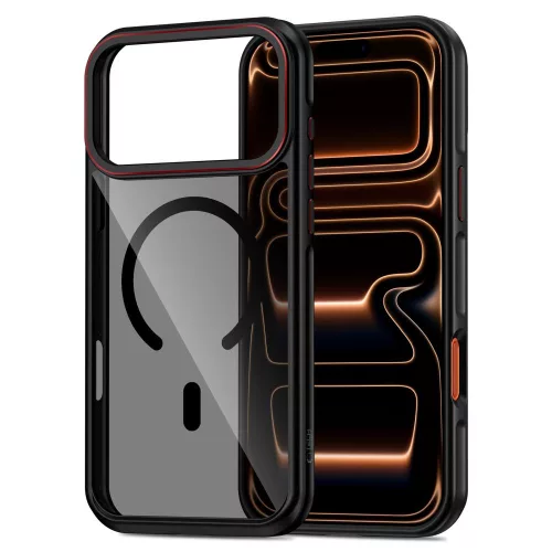 Tech-protect maghybrid magsafe iPhone 17 Pro fekete/piros