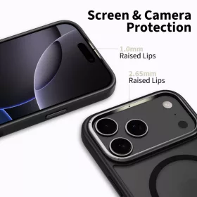   Tech-protect magedge magsafe iPhone 17 Pro Max tok - matt fekete/fegyverszürke