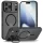 Tech-protect magstand magsafe iPhone 17 Pro mátt fekete tok