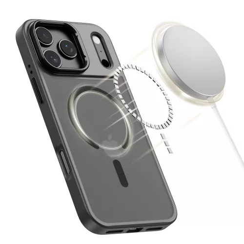 Tech-protect magstand magsafe iPhone 17 Pro mátt fekete tok