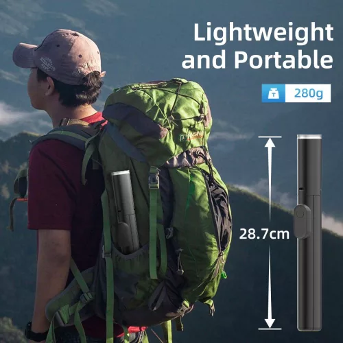 Tech-protect l09s bluetooth selfie stick tripod fekete