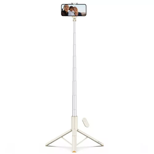 Tech-protect l09s bluetooth selfie stick tripod beige