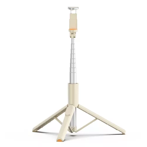 Tech-protect l09s bluetooth selfie stick tripod beige