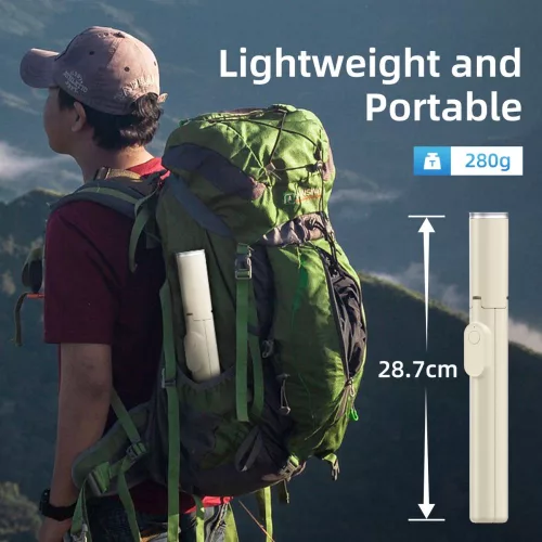 Tech-protect l09s bluetooth selfie stick tripod beige