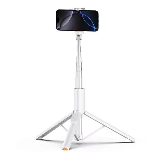 Tech-protect l09s bluetooth selfie stick tripod fehér