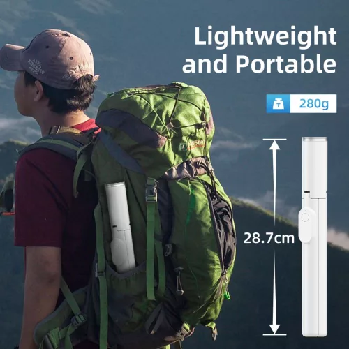 Tech-protect l09s bluetooth selfie stick tripod fehér