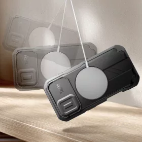 Tech-protect kevlar magsafe iphone 17 fekete védőtok