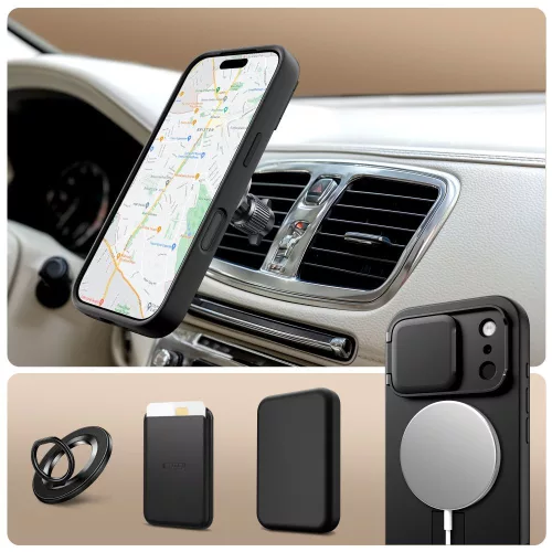 Tech-protect kevlar aura magsafe iPhone 17 Pro fekete