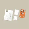 Tech-protect camfull fit+ kameravédő iPhone 17 Pro-hoz cosmic orange