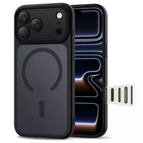   Tech-protect magpeak magsafe cc iPhone 17 Pro matte black telefontok