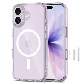 Tech-protect magpeak magsafe cc iphone 17 clear védőtok