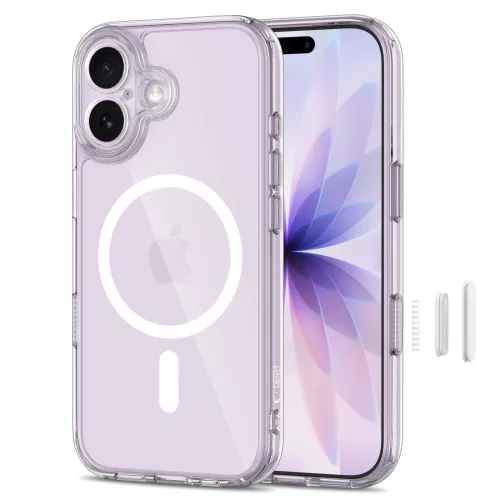 Tech-protect magpeak magsafe cc iphone 17 clear védőtok