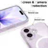 Tech-protect magpeak magsafe cc iphone 17 clear védőtok
