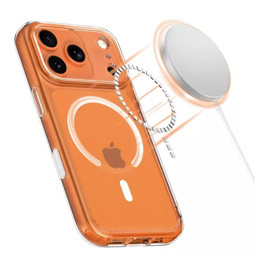 Tech-protect magpeak magsafe cc iPhone 17 Pro clear védőtok