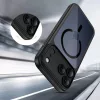 Tech-protect magpeak magsafe cc iPhone 17 Pro Max fekete/átlátszó
