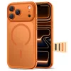 Tech-protect magpeak magsafe cc iPhone 17 Pro tokó - matt kozmikus narancssárga