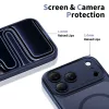 Tech-protect magpeak magsafe cc iPhone 17 Pro Max matte deep blue