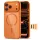 Tech-protect magpeak magsafe cc iPhone 17 Pro Max cosmic orange/clear tok