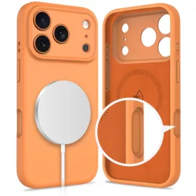   Tech-protect silicone magsafe iPhone 17 Pro cosmic orange telefontok