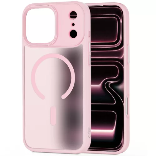 Tech-protect magmat magsafe iPhone 17 Pro matte pink védőtok