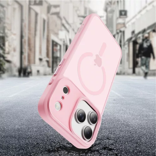 Tech-protect magmat magsafe iPhone 17 Pro Max matte pink tok