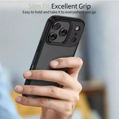 Tech-protect magmat iPhone 17 Pro matt fekete telefontok
