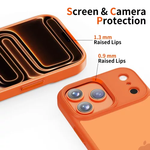 Tech-protect magmat iPhone 17 Pro matte cosmic orange