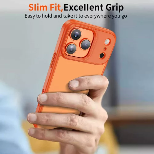Tech-protect magmat iPhone 17 Pro matte cosmic orange