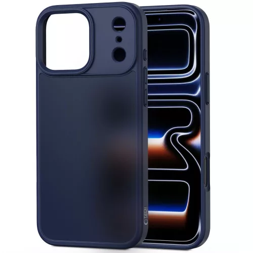 Tech-protect magmat iPhone 17 Pro matt mély kék tok
